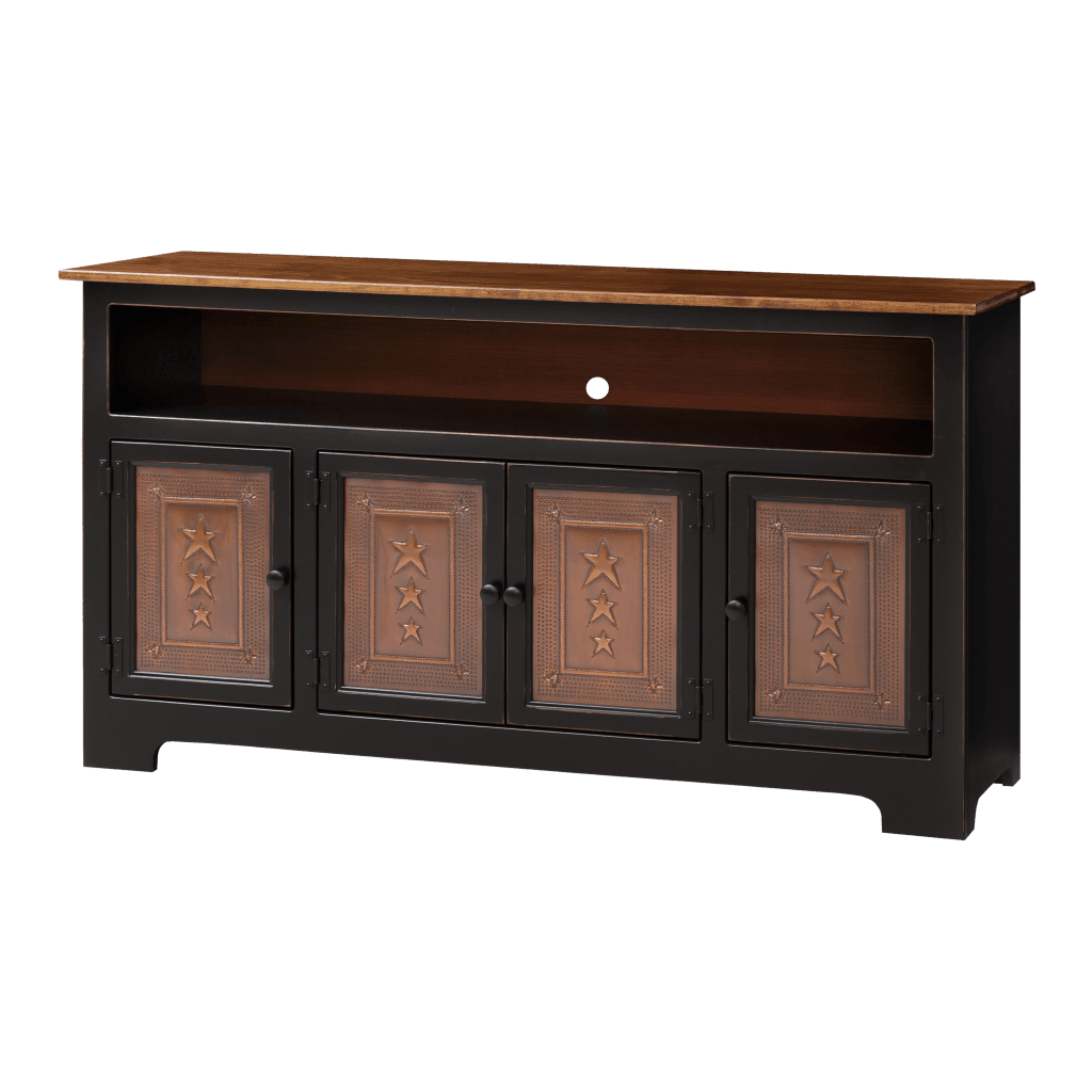4-Door Plasma Cabinet w Tin