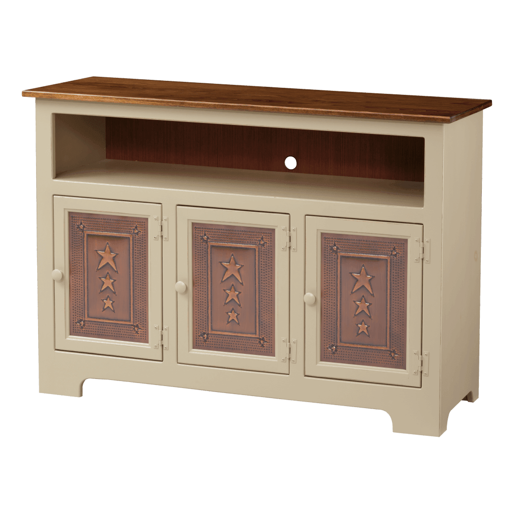 3-Door Plasma Cabinet w Tin