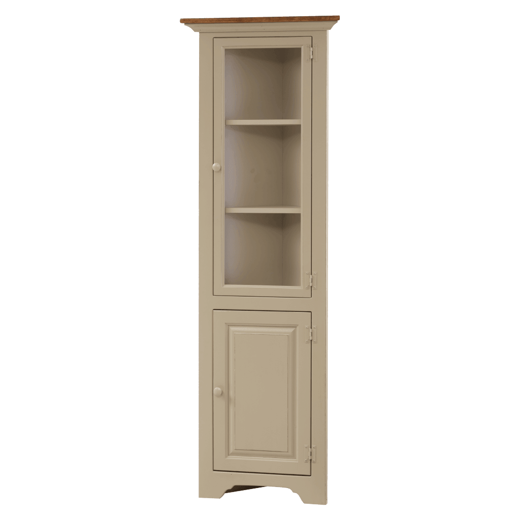 Small Corner Cabinet w Glass