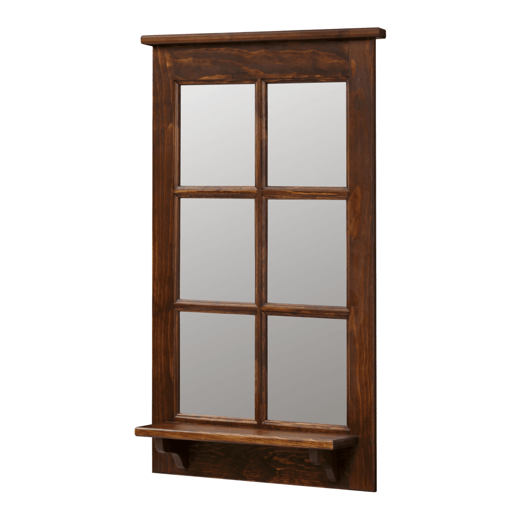 Large Upright Mirror w Panes