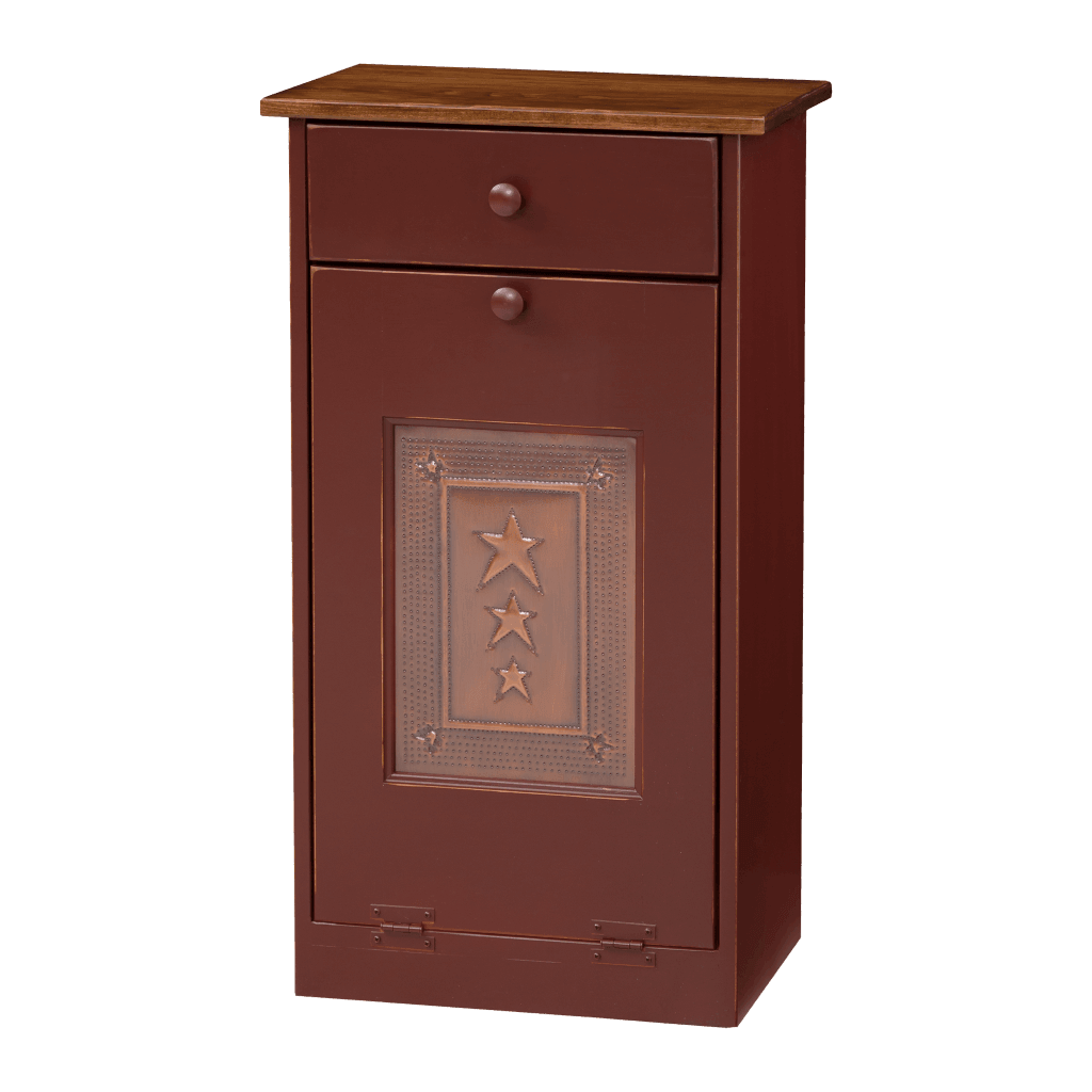 Trash Bin Cabinet w Tin