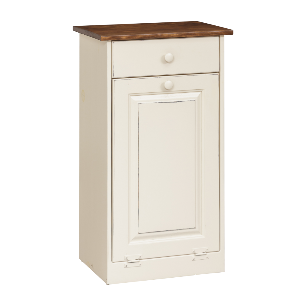 Trash Bin Cabinet w/ Wood