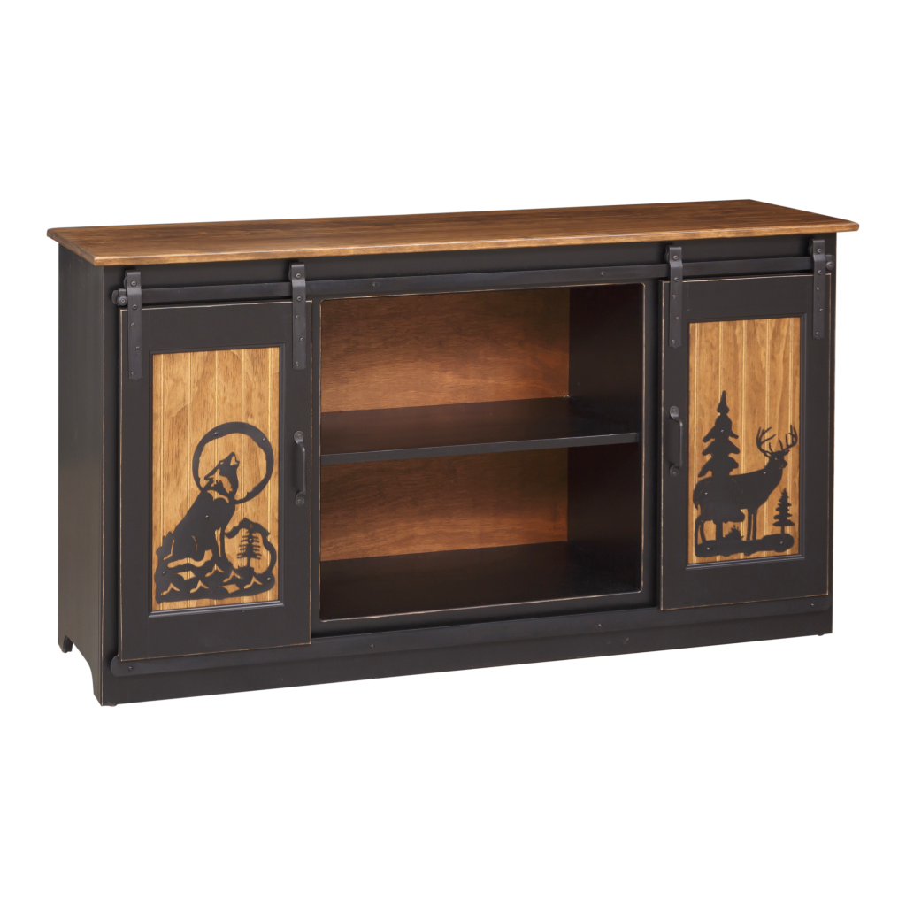 Barn Door TV Cabinet 60"